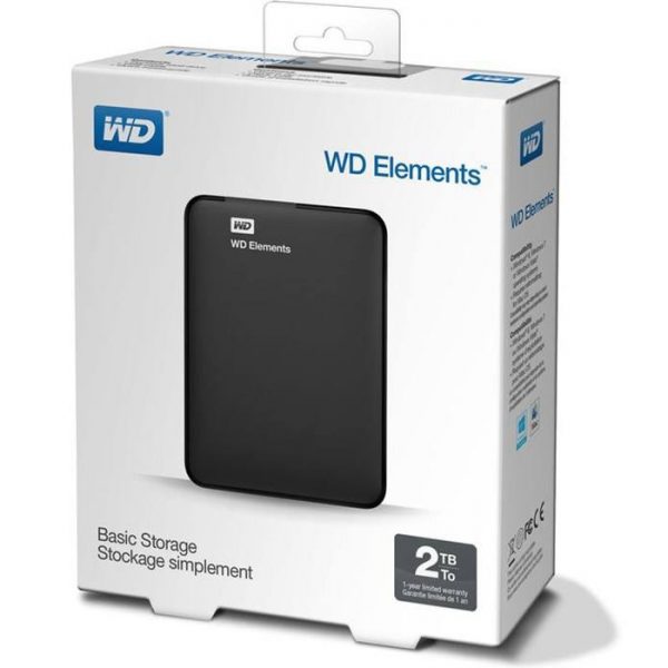 Western Digital Elements External Hard Drive 2TB