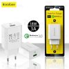 سر شارژر ديواري BOROFONE فست شارژ 18 وات مدل BA21A
