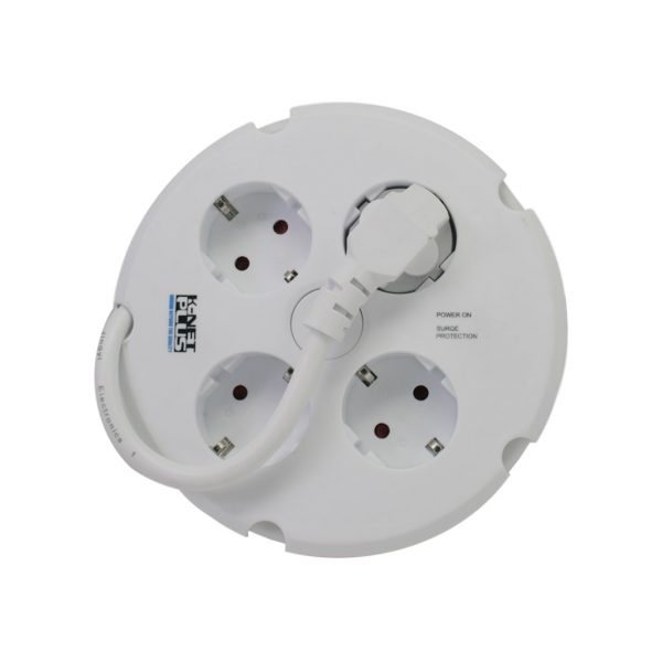 چند راهی و محافظ برق K-NET PLUS مدل KP-PS02-SPD طول 1.5 متر