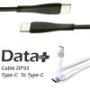 تصویر کابل شارژر دیتا پلاس مدل Data+ DP33 کابل شارژر دیتا پلاس مدل Data+ DP33