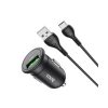 شارژر فندکی هوکو مدل Z43 به همراه کابل تبدیل usb-c