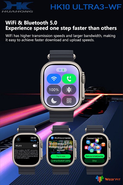 ساعت هوشمند ویرفیت مدل HK10 ultra3 