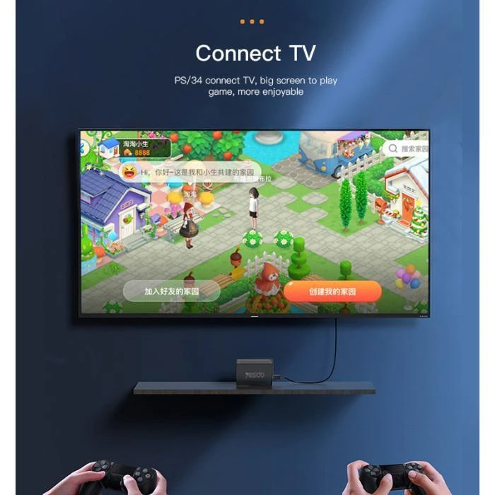 کابل HDMI یسیدو مدل HM09 طول 1.5 متر